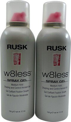 W8less Spray Gel Medium Hold 5.3 OZ Set of 2