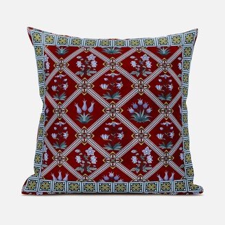 Amrita Sen Designs Amrita Sen Mughal Art Indoor Outdoor Pillow Zip