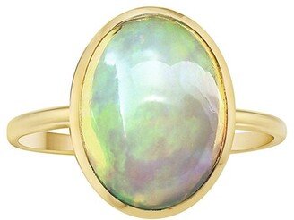 Gemstones 14K 0.93 Ct. Tw. Opal Ring