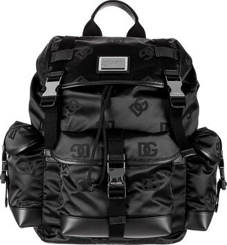 All-Over Logo Jacquard Backpack