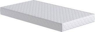 Sweet Cuddles Deluxe 5 Dual Sided 2-in-1 Antimicrobial Crib & Toddler Bed Mattress, White Cloud