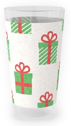 Outdoor Pint Glasses: Christmas Presents Outdoor Pint Glass, Multicolor