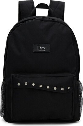 Dime Black Classic Studded Backpack