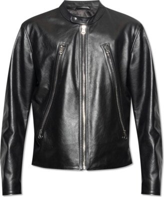 Leather Jacket - Black-AF