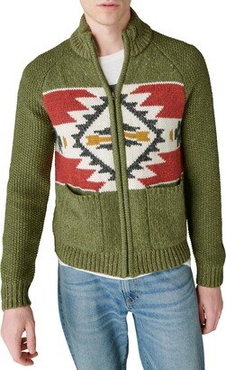 Southwestern Pattern Zip Cardigan