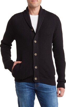 SOUL OF LONDON Shawl Collar Cotton Cardigan