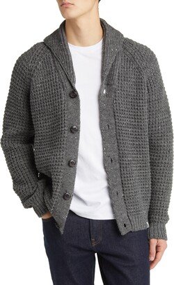 PEREGRINE Waffle Stitch Wool Cardigan