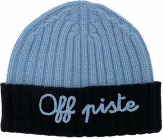 Blended Cashmere Hat With Off Piste Embroidery