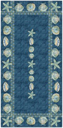 Embellished Shells Tablecloth, 70 x 144