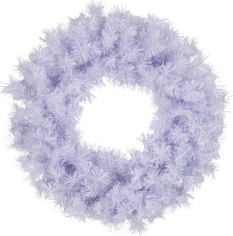 Northlight Icy White Iridescent Spruce Artificial Christmas Wreath - 18-Inch, Unlit