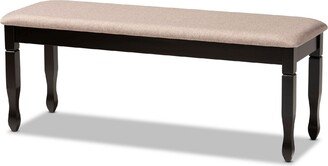 Corey Modern and Contemporary Fabric Upholstered Dining Bench