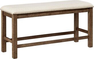 Morriville Counter Height Upholstered Dining Room Bench