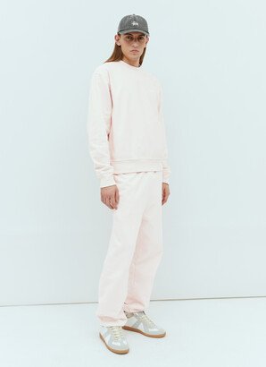 Logo Emboidery Track Pants - Man Track Pants Pink L