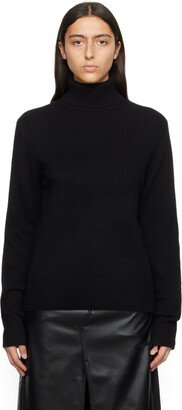 Black Brushed Turtleneck