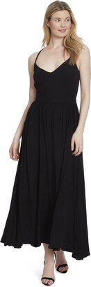 Women's Clia Spaghetti Strap Tunnel Tie Back Cami Maxi Dress