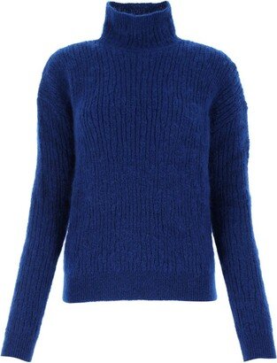 Turtleneck Knit Jumper-AB