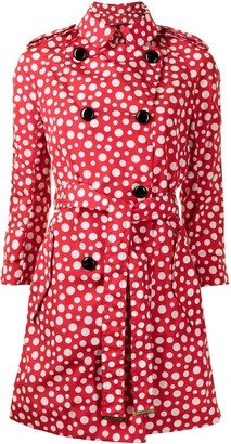 2010s pre-owned Dots Infinity Yayoi Kusama trench coat