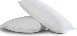 All-In-One Comfort Top King Pillow Protectors with Bed Bug Blocker 2-Pack