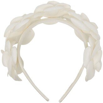 Eden floral-embroidered headband