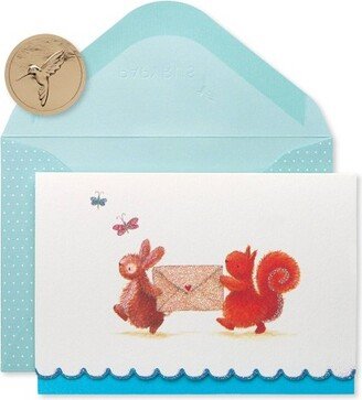 Studio Blank Bunny and Squirrel Card - PAPYRUS