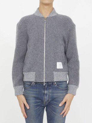 Wool bomber jacket-AG