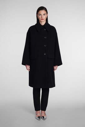 Coat In Black Wool