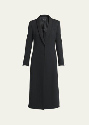 Shawl Wool Maxi Coat