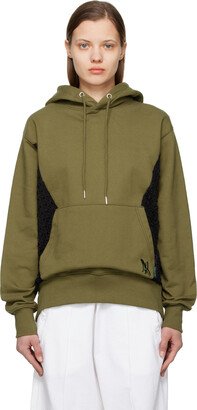 Khaki Paneled Hoodie