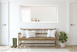 BrandtWorks Whitewood Floor Mirror - Distressed White