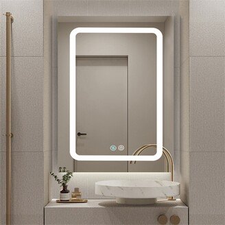 BESTCOSTY 30x20 inch LED Bathroom Medicine Cabinets Surface Mounted