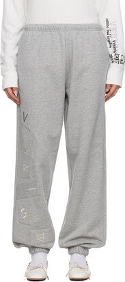 VeniceW Gray Appliqué Lounge Pants