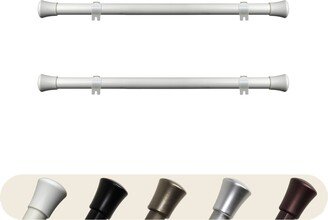 InStyleDesign 5/8 inch Side Curtain Rod 12-20 inch long