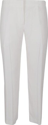 Straight Leg Cropped Trousers-AR