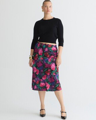 Gwyneth slip skirt in watercolor floral