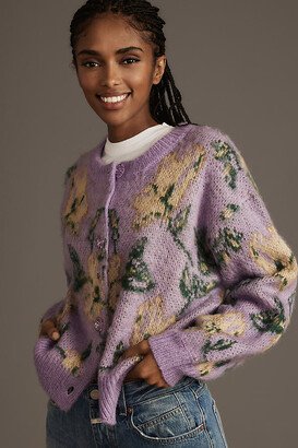 Printed Cardigan Sweater
