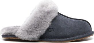 Round-Toe Shearling Slippers