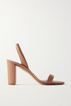 So Nude 85 Leather Slingback Sandals - Neutral