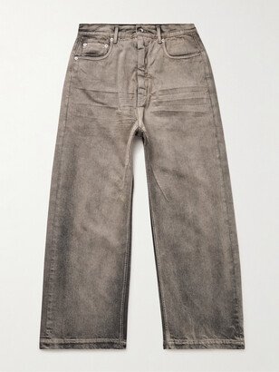 Geth Wide-Leg Distressed Jeans