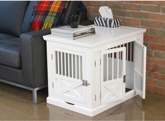 Triple Door Dog Crate & End Table