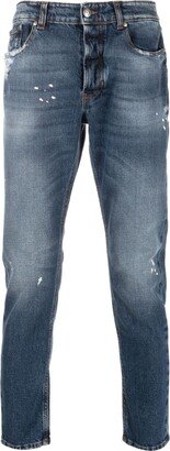 Lou distressed-finish skinny jeans