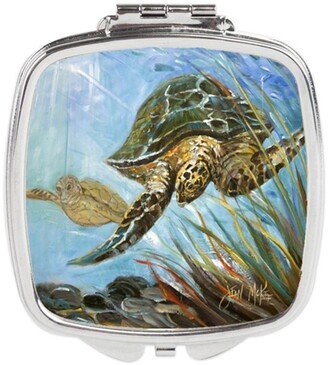 JMK1261SCM Loggerhead Sea Turtle Compact Mirror