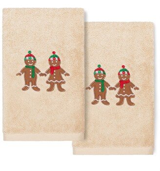 Christmas Gingerbread Hand Towel - Set of 2