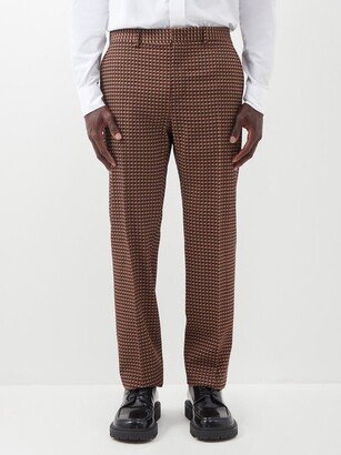 Ministud-print Virgin-wool Suit Trousers