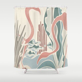 flamingo Shower Curtain