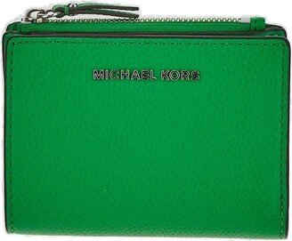 Michael Kors Logo Lettering Zipped Wallet