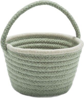 Easter Pastel Wool Braided Basket