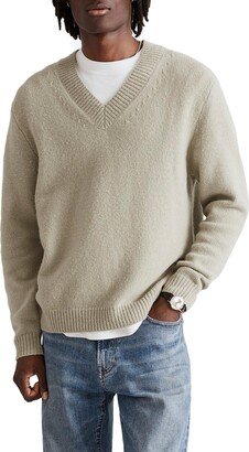 Wool Blend V-Neck Sweater