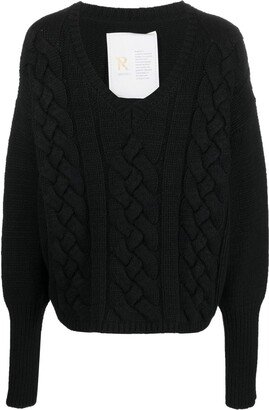 Ramael cable-knit V-neck sweater