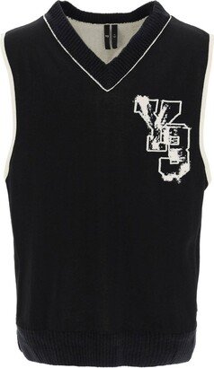 V-Neck Sleeveless Jumper-AA