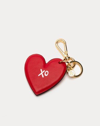 XO Heart Keychain Red